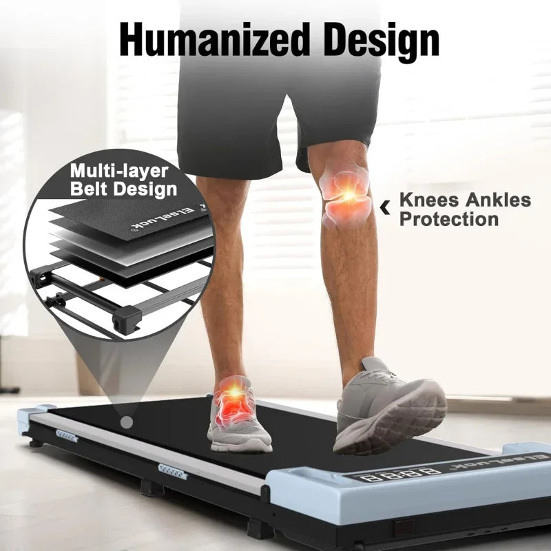 Portable Walking Pad - Home Office Treadmill with Remote