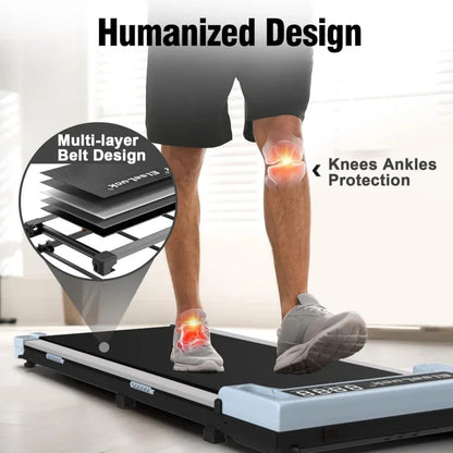 Portable Walking Pad - Home Office Treadmill with Remote